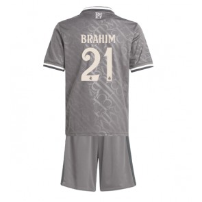 Real Madrid Brahim Diaz #21 Dětské Alternativní dres komplet 2024-25 Krátký Rukáv (+ trenýrky)